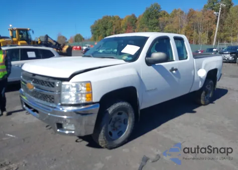 2013 Chevrolet Silverado 2500Hd Work Truck из США, поврежденный, VIN 1GC2KVCG4DZ373875